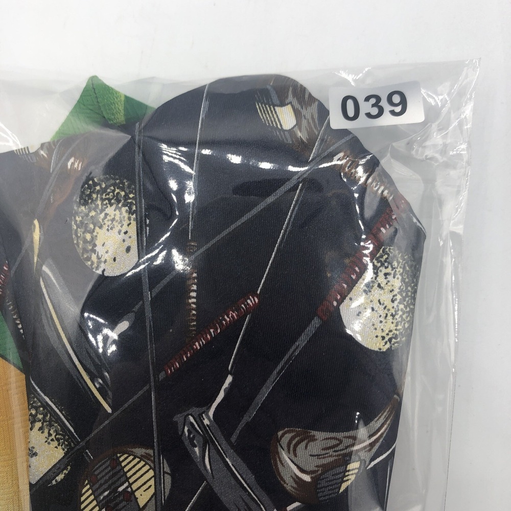 2X A ROGERS Mens The 4th Hole Golf Clubs Balls Polyester Sports Necktie Novelty - Picture 16 of 16